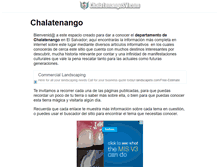 Tablet Screenshot of chalatenangosv.com